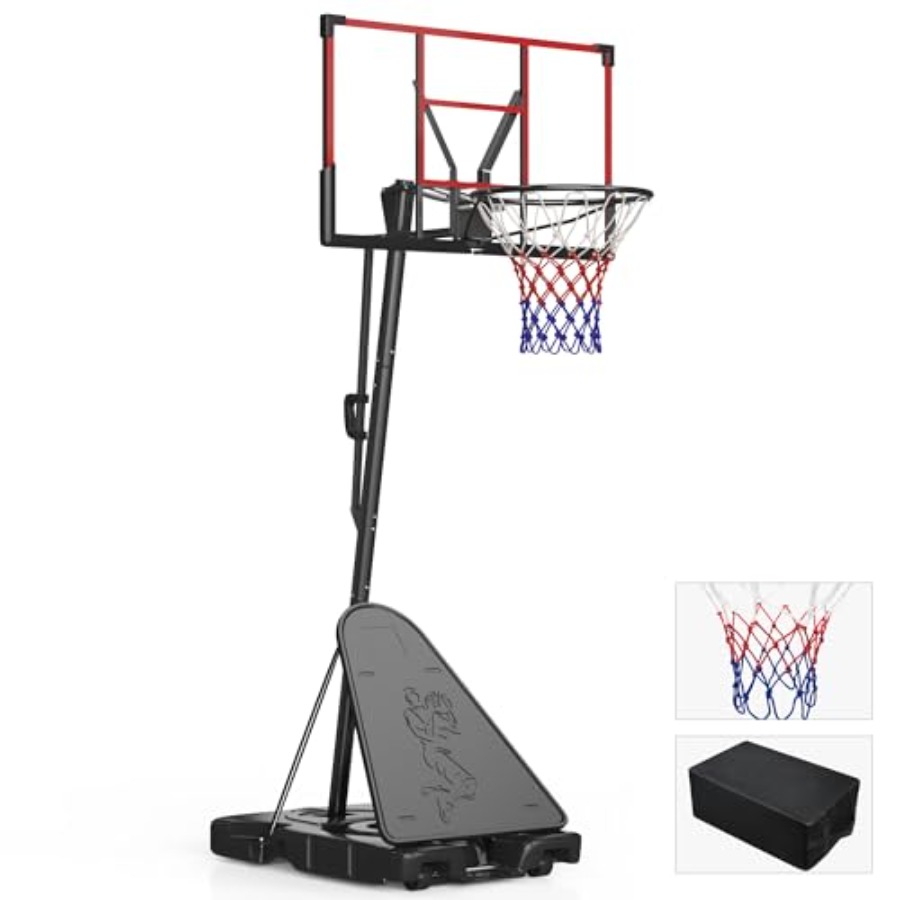 Kids Outdoor Basketball Hoop - Outdoor/indoor adjustable basketball hoop for kids
