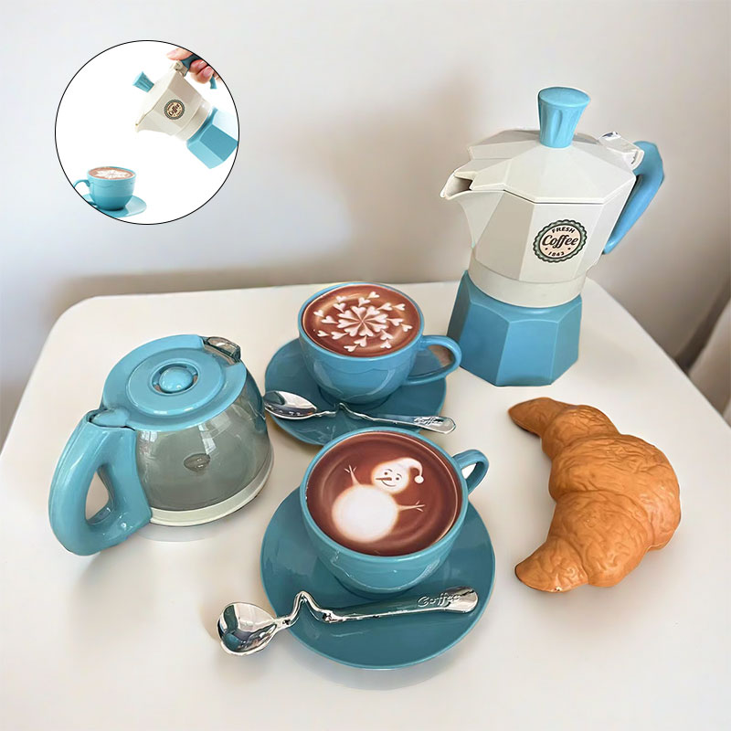 Outdoor Kids In An Indoor World - 4/11PCS retend Play Simulation Coffee Set