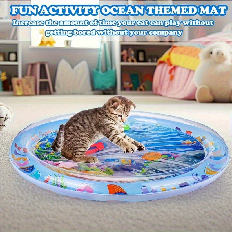 Slip Slide Water Mat - Interactive Water Play Mat for Cats