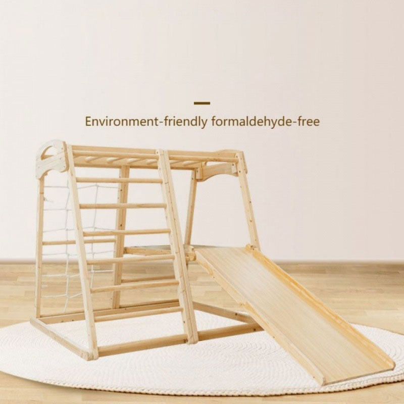 Indoor Outdoor Playground Kids - Kids Outdoor Wooden Climbing Frame 评论和价格