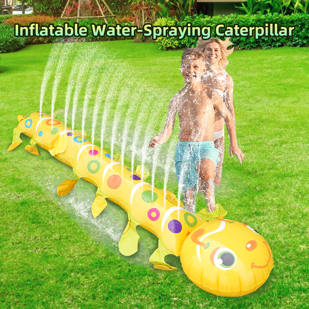Caterpillar Sprinkler Pad Spla - Slip Slide Water Mat 评论和价格