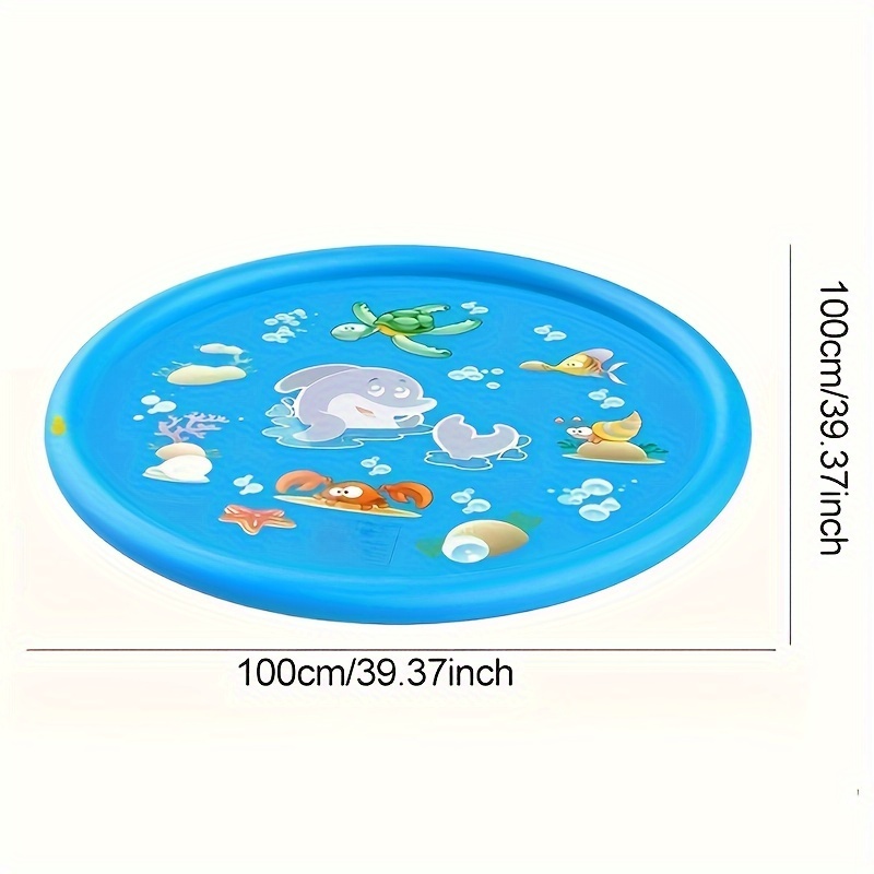 Children Play Spray Mat 100cm  - Slip Slide Water Mat 评论和价格