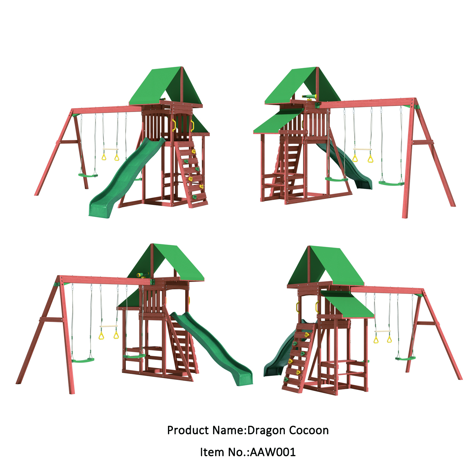 Outdoor Lifespan Kids Swing Sm - Kids Outdoor Wooden Climbing Frame 评论和价格