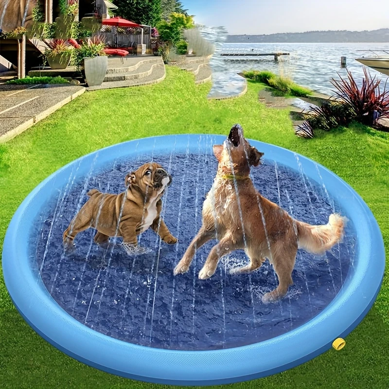 100/150/200cm Summer Pet Sprin - Slip Slide Water Mat 评论和价格