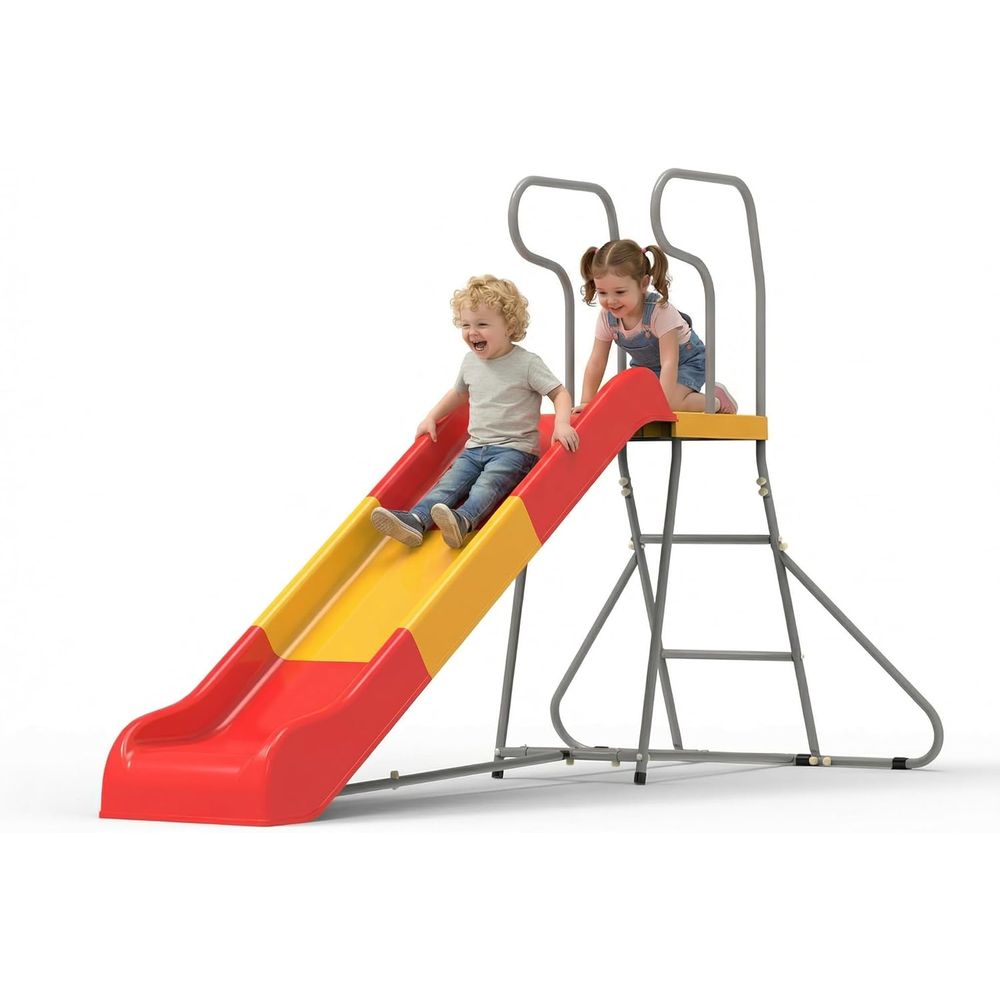 Outdoor Slide or Kids, 6.4T Ba - Kids Outdoor Lawn Equipment 评论和价格