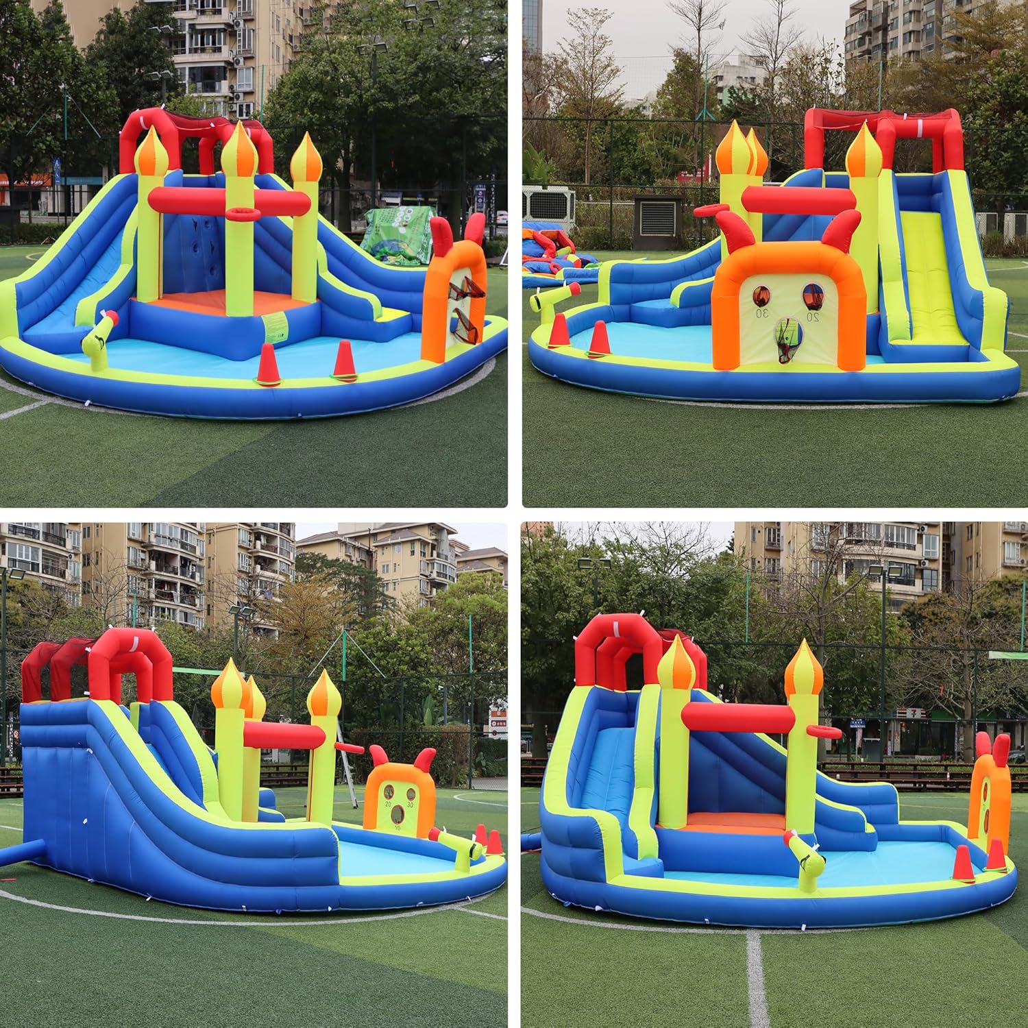 Kids Jumping Castle with Two L - Kids Outdoor Water 评论和价格