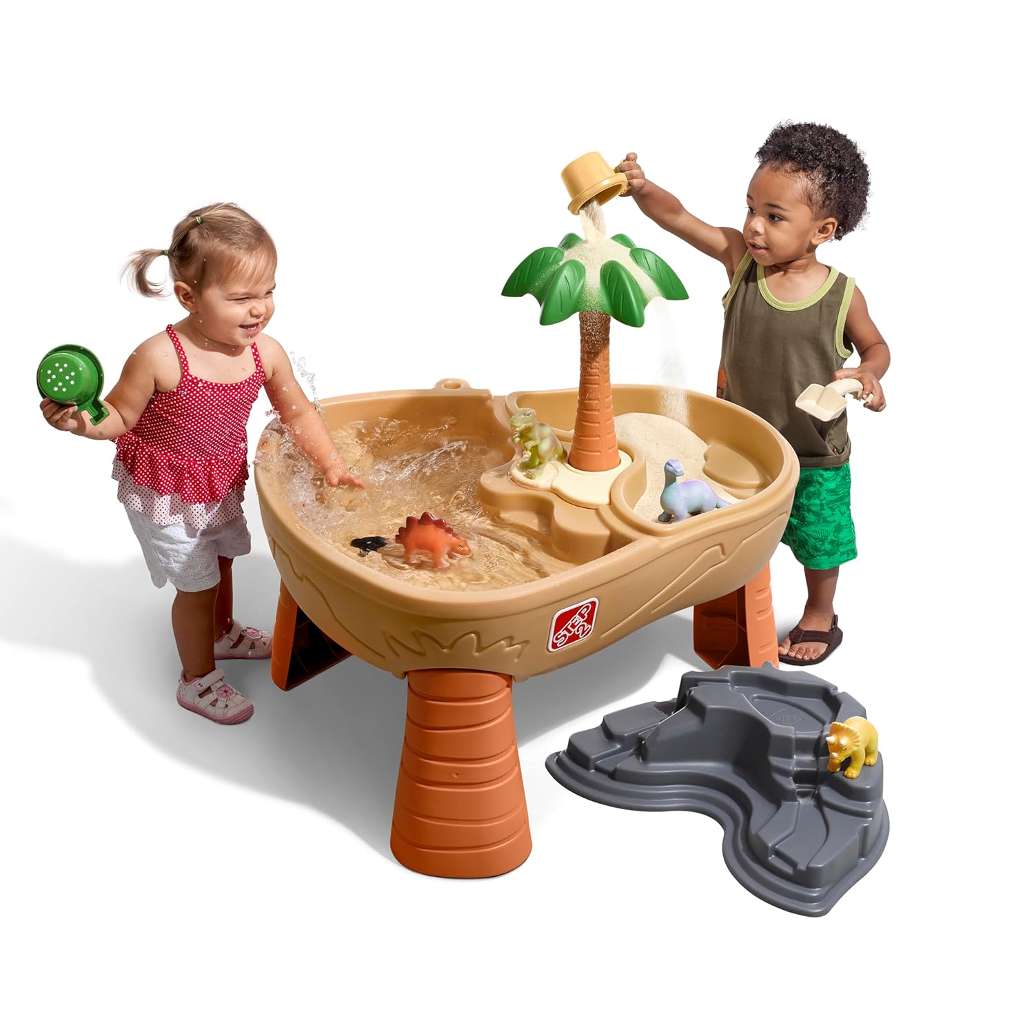 Dino Dig Sand And Water Table, - Kids Outdoor Sensory Table 评论和价格