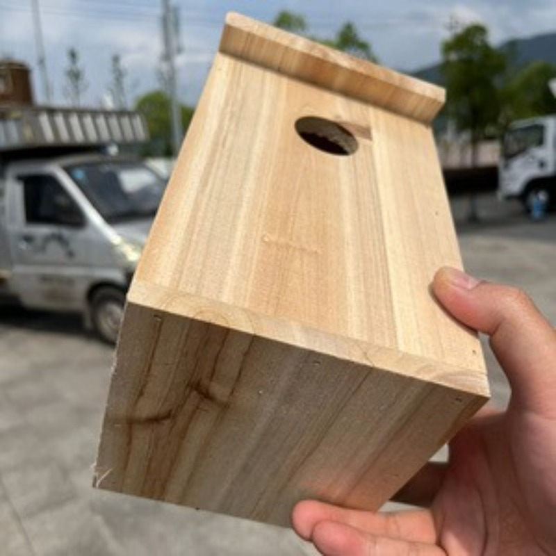 Outdoor Wooden Bird House Nest - Outdoor Kids In An Indoor World 评论和价格