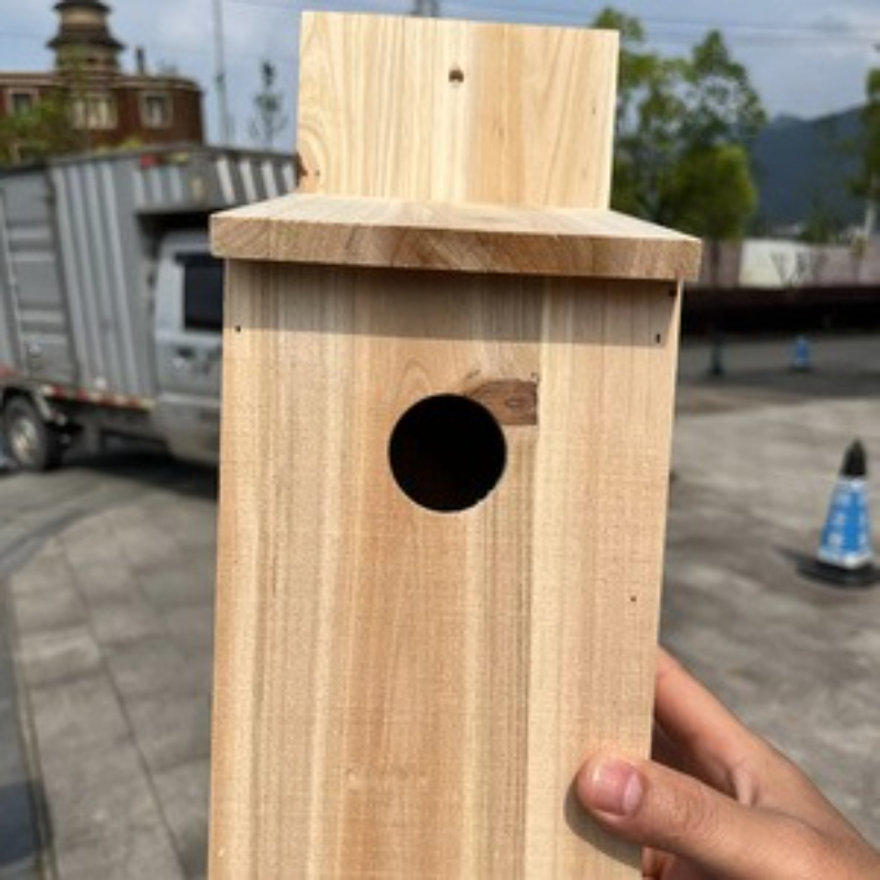Outdoor Wooden Bird House Nest - Outdoor Kids In An Indoor World 评论和价格
