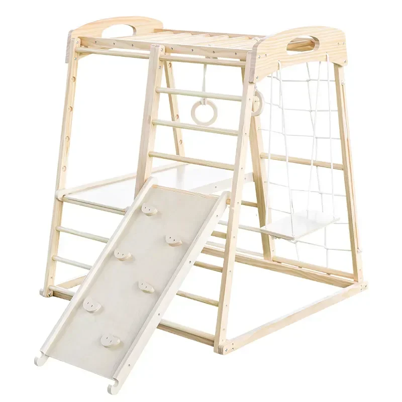 Wooden Climbing Frame Playgrou - Kids Outdoor Wooden Climbing Frame 评论和价格
