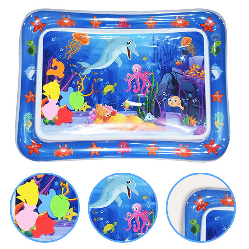 1pc Blue Dolphin Inflatable PV - Slip Slide Water Mat 评论和价格