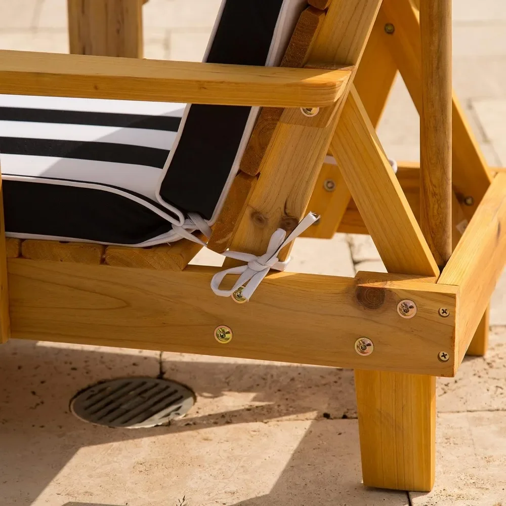 t Outdoor Wooden Chaise Lounge - Kids Outdoor Umbrella 评论和价格