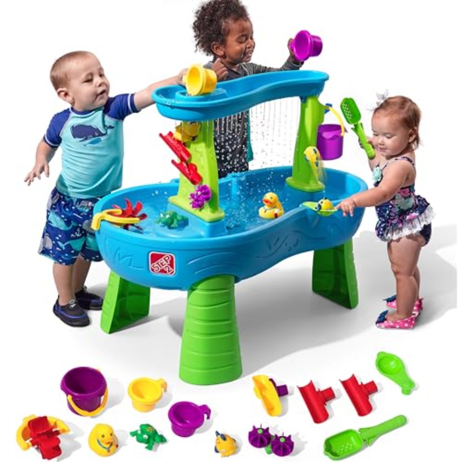 Rain Showers Splash Pond Water - Kids Outdoor Sensory Table 评论和价格