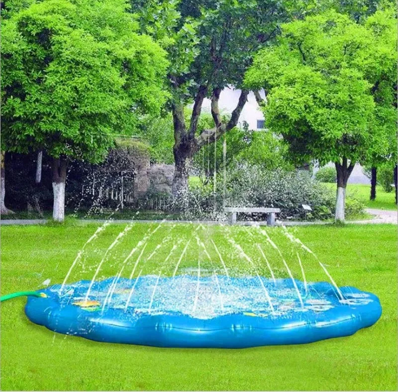 100/170cm Outdoor Kids Sprinkl - Slip Slide Water Mat 评论和价格