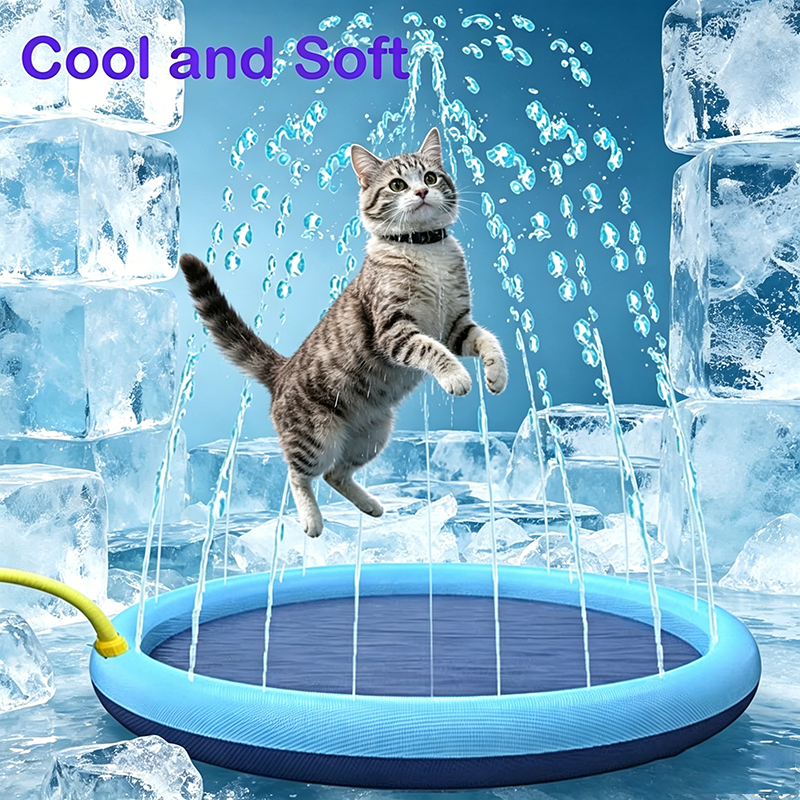 65/100CM Thickened Cat Spray W - Slip Slide Water Mat 评论和价格