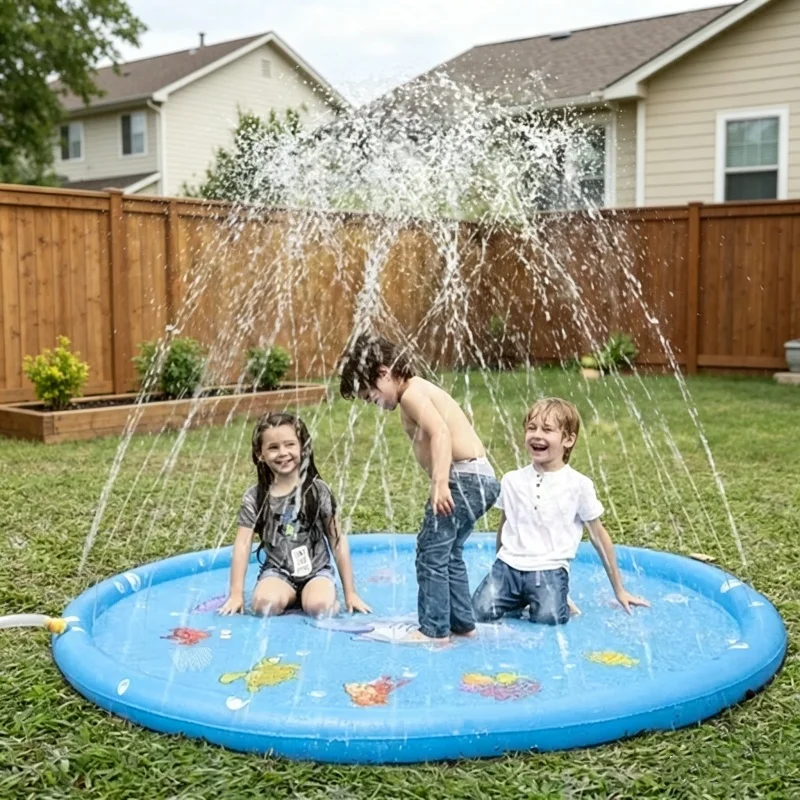 Summer Water Splash Sprinkle M - Slip Slide Water Mat 评论和价格