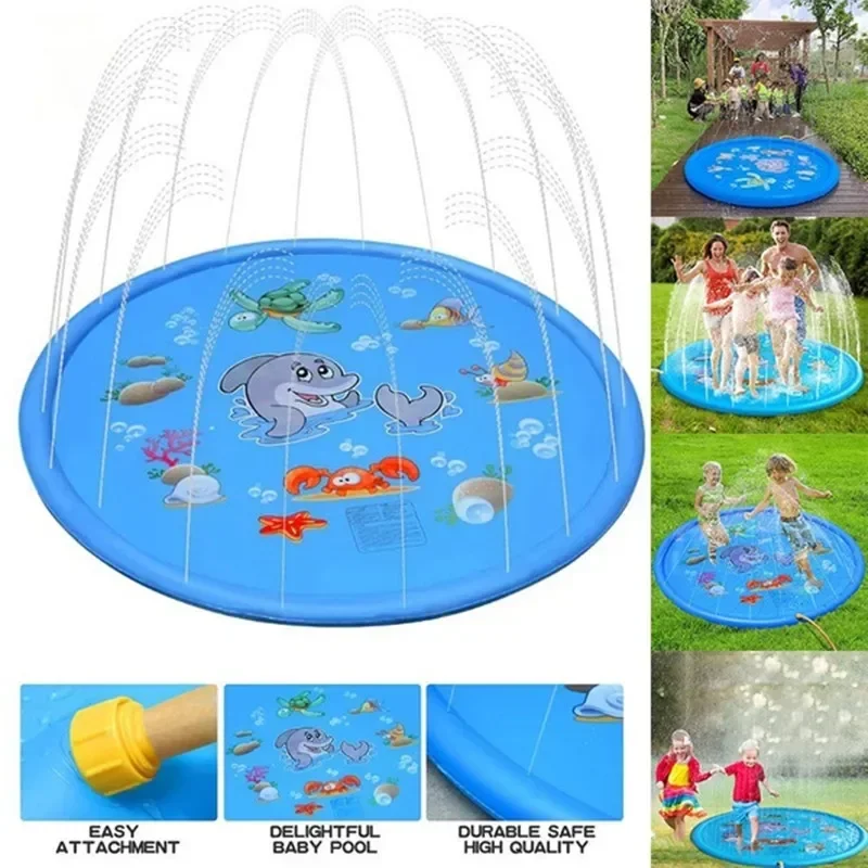 Summer Water Splash Sprinkle M - Slip Slide Water Mat 评论和价格