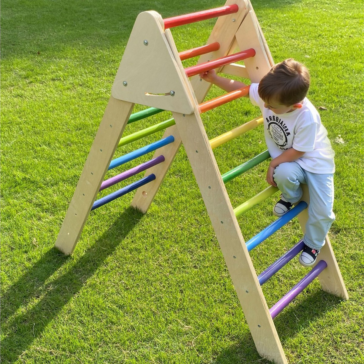 Customizable Eco-Friendly Beec - Kids Outdoor Wooden Climbing Frame 评论和价格