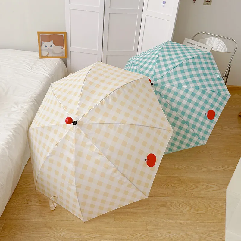 Hook Handle Apple Umbrella Lar - Kids Outdoor Umbrella 评论和价格