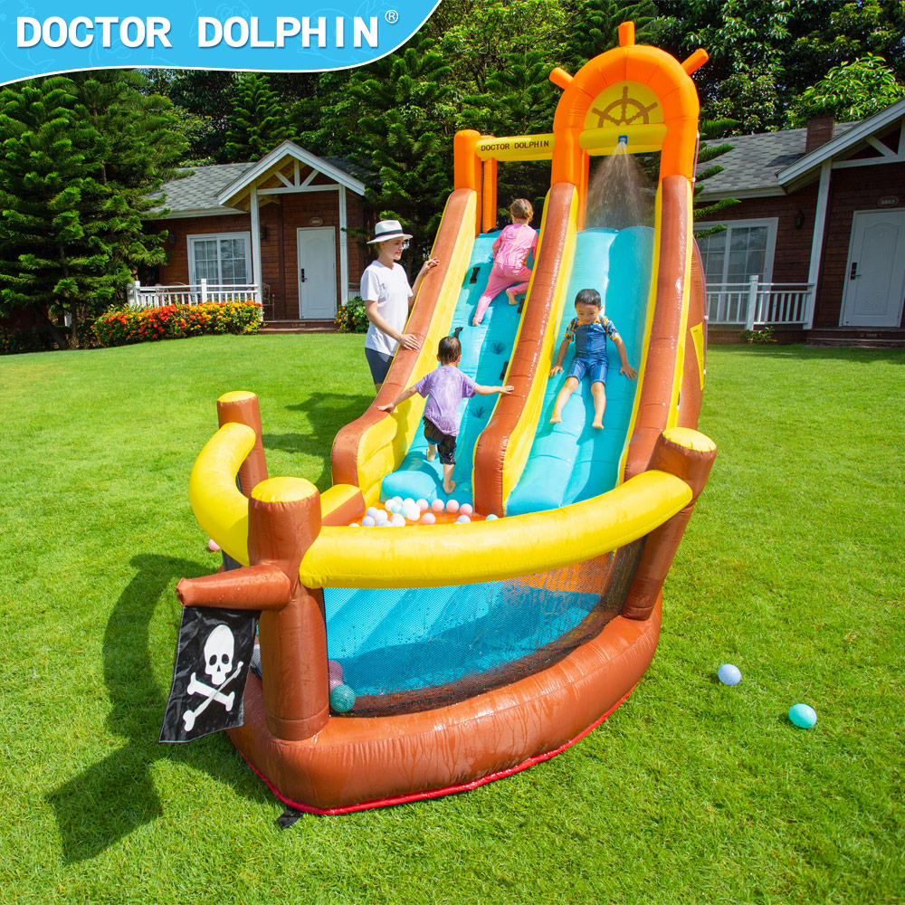 Doctor Dolphin Pirate Ship Out - Kids Outdoor Water 评论和价格