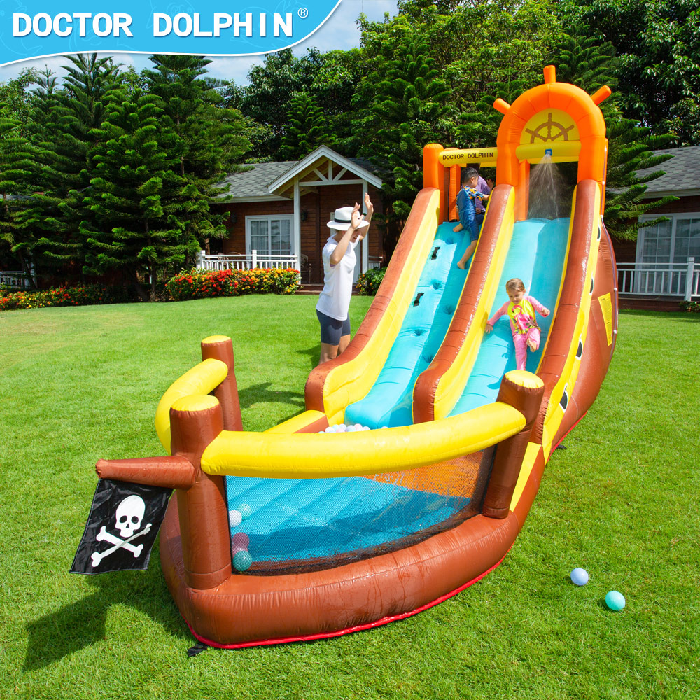 Doctor Dolphin Pirate Ship Out - Kids Outdoor Water 评论和价格