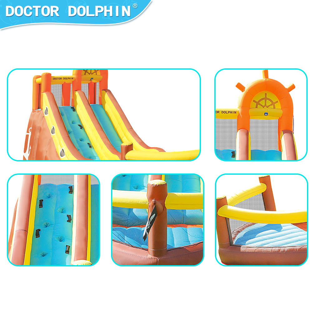 Doctor Dolphin Pirate Ship Out - Kids Outdoor Water 评论和价格