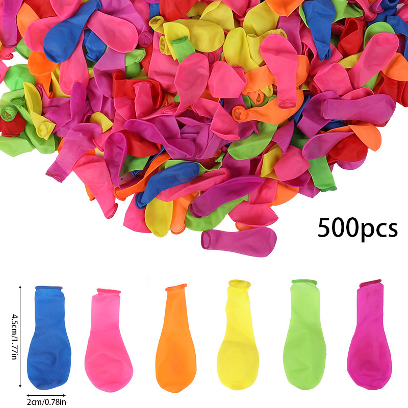 500pcs Funny Water Bombs Ballo - Outdoor Kids In An Indoor World 评论和价格