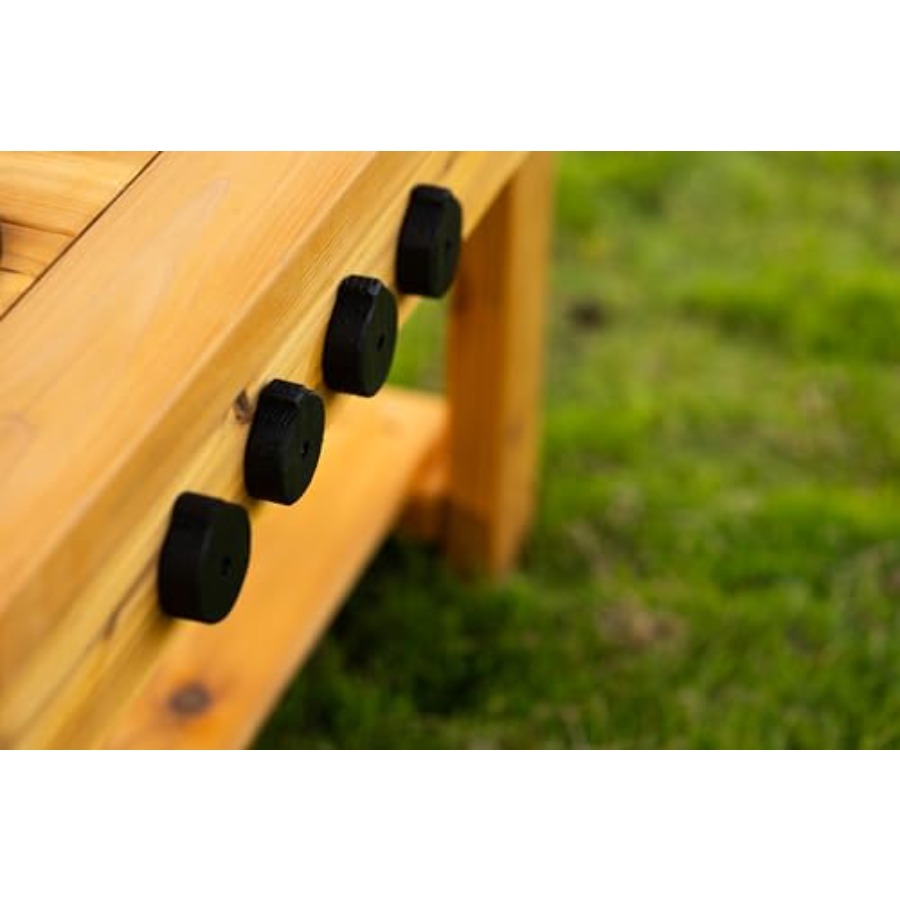 Cedar Outdoor Mud Kitchen Cent - Kids Outdoor Sensory Table 评论和价格