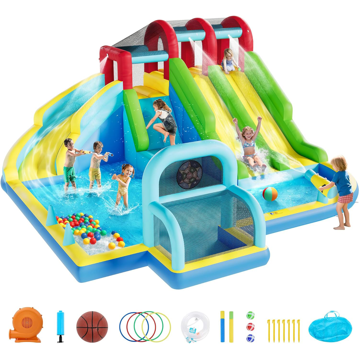 Inflatable Bounce House Oxford - Outdoor Kids In An Indoor World 评论和价格