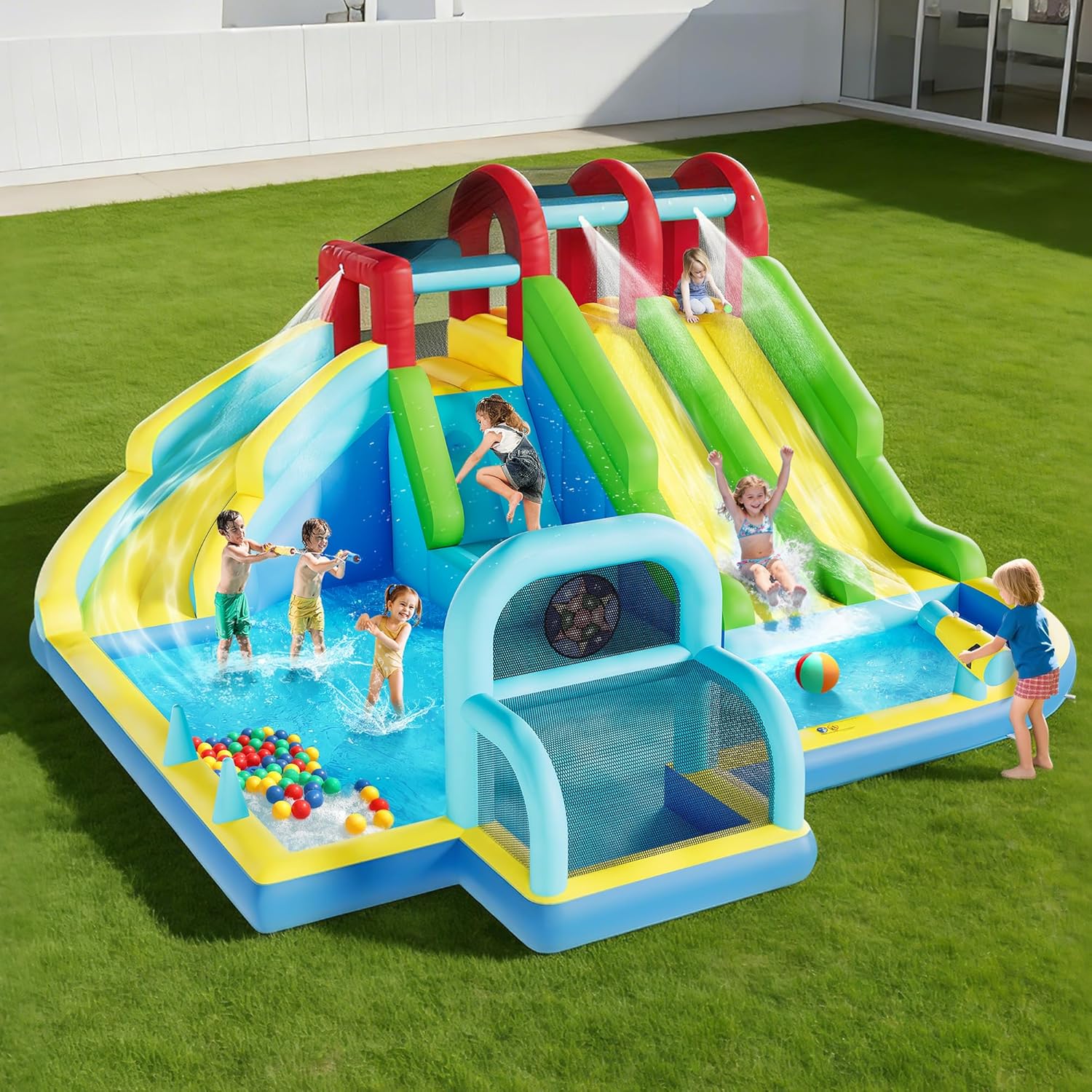Inflatable Bounce House Oxford - Outdoor Kids In An Indoor World 评论和价格