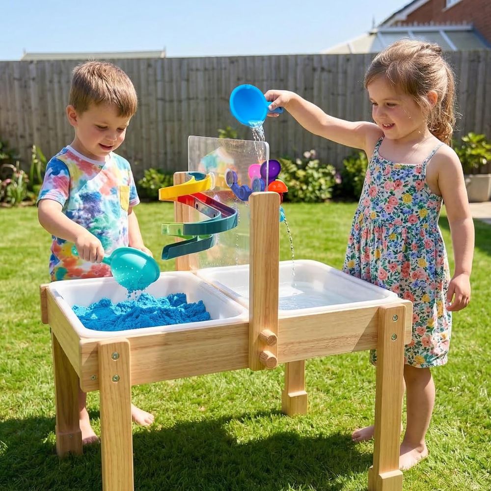 Sand and Water Table or Toddle - Kids Outdoor Sensory Table 评论和价格