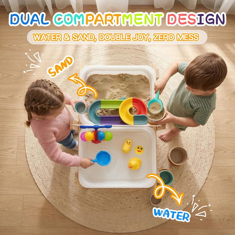 Sand and Water Table or Toddle - Kids Outdoor Sensory Table 评论和价格