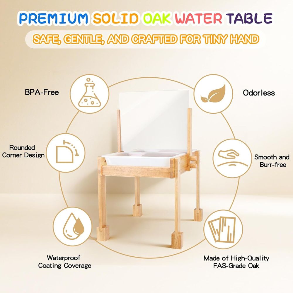 Sand and Water Table or Toddle - Kids Outdoor Sensory Table 评论和价格