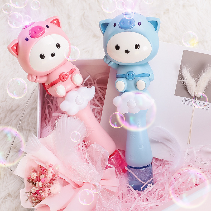 Cartoon Cute Pig Electric Bubb - Outdoor Kids In An Indoor World 评论和价格