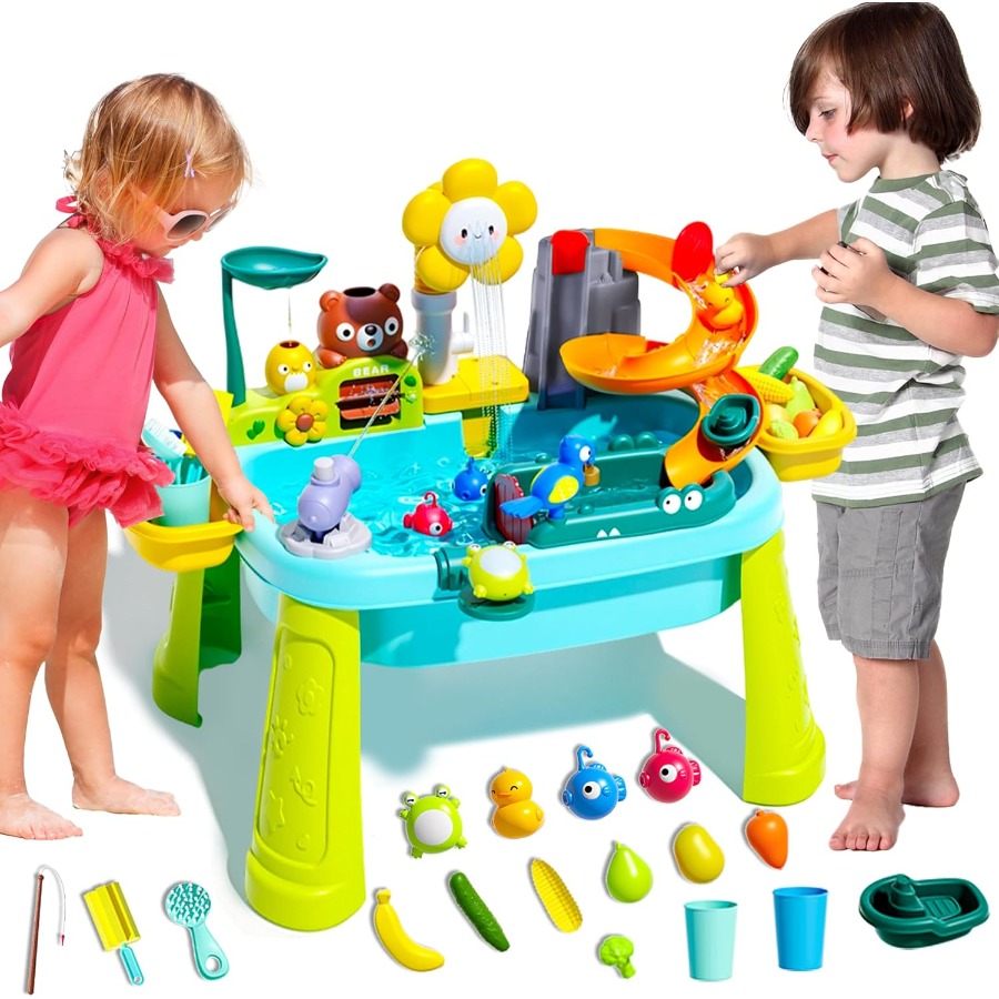 Water Table for Kids Ages 3+ w - Kids Outdoor Sensory Table 评论和价格