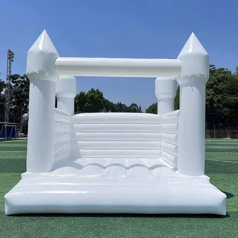 White Inflatable Bounce House  - Kids Outdoor Toys 评论和价格