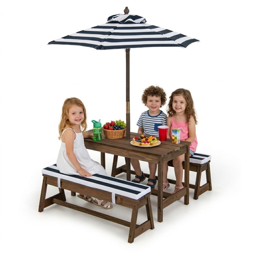Height Adjustable Wooden Kids  - Kids Outdoor Umbrella 评论和价格