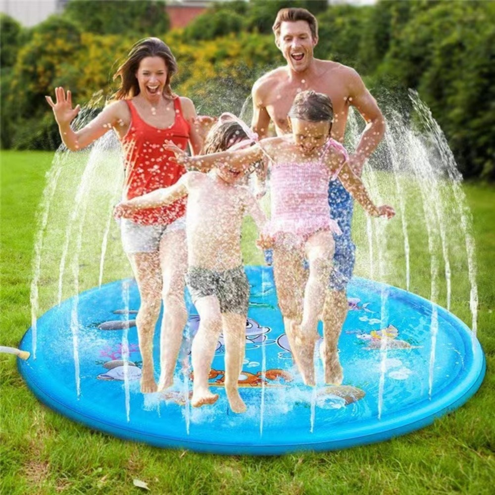 Children Play Splash Pad,Outdo - Slip Slide Water Mat 评论和价格