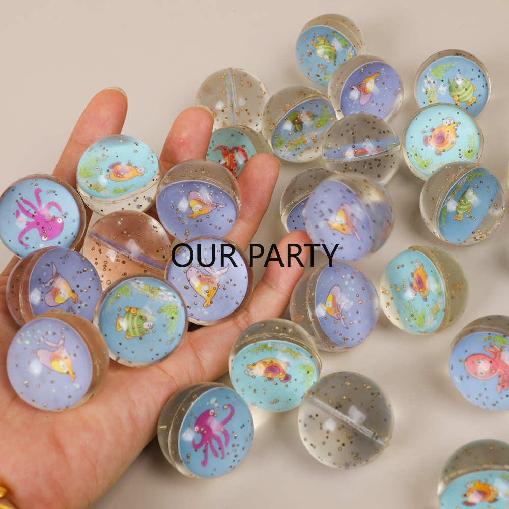 10Pcs Ocean Animal Theme Glitt - Outdoor Kids In An Indoor World 评论和价格