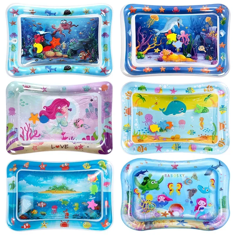Baby Water Play Mat Inflatable - Slip Slide Water Mat 评论和价格