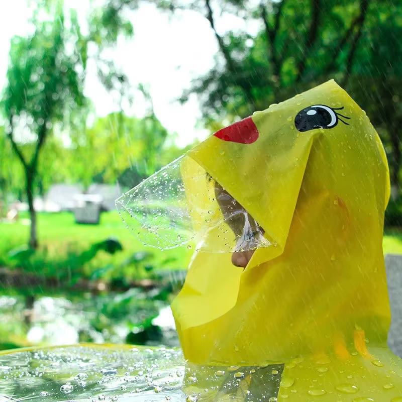 Kids UFO Raincoat Duck Hooded  - Kids Outdoor Umbrella 评论和价格