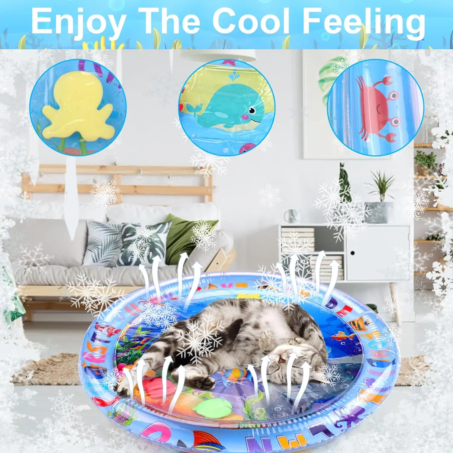 Water Sensory Play Mat Thicken - Slip Slide Water Mat 评论和价格