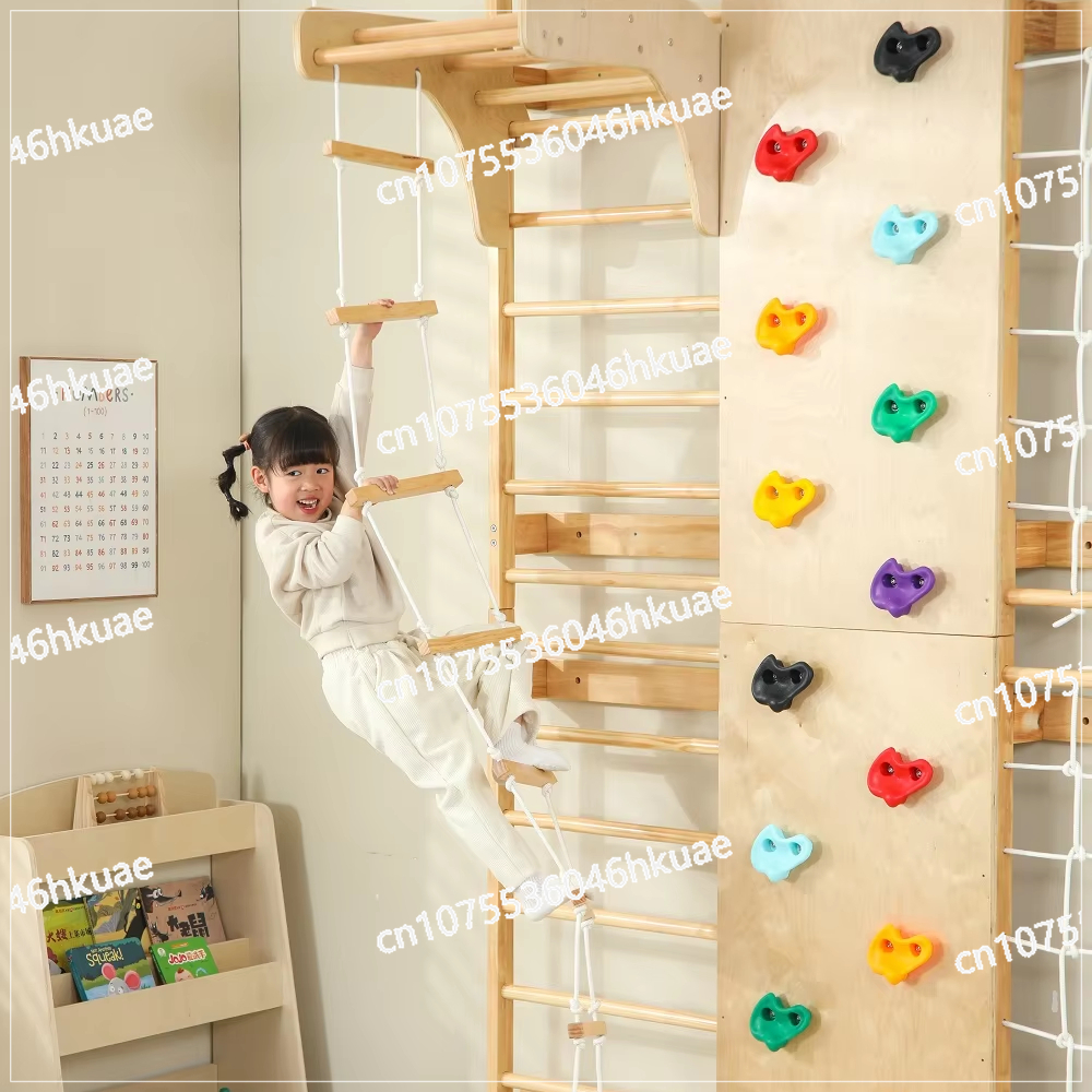 In-Stock Kids Climbing Frame – - Kids Outdoor Wooden Climbing Frame 评论和价格