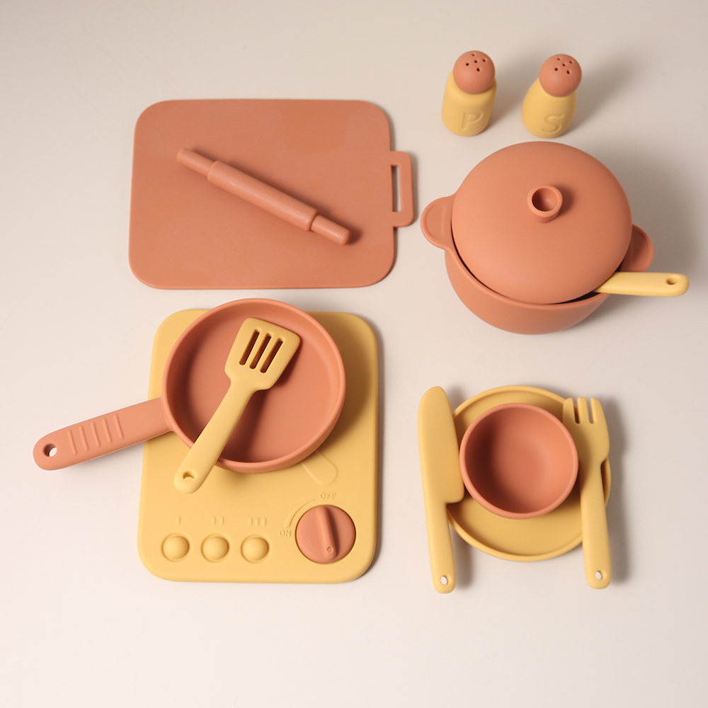 13 pcs set silicone cooking pl - Kids Outdoor Kitchen 评论和价格