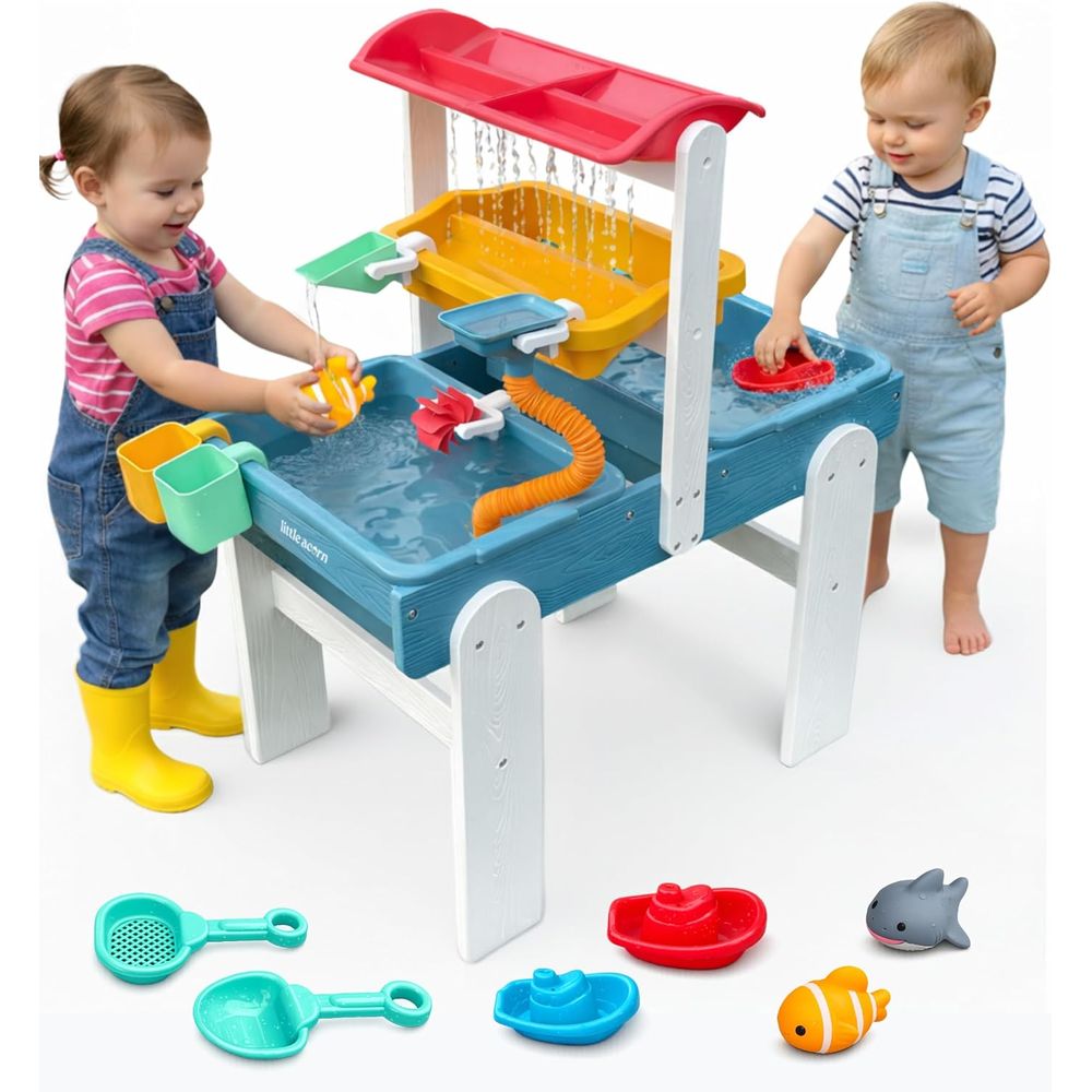Little Acorn, Water Table or T - Kids Outdoor Sensory Table 评论和价格