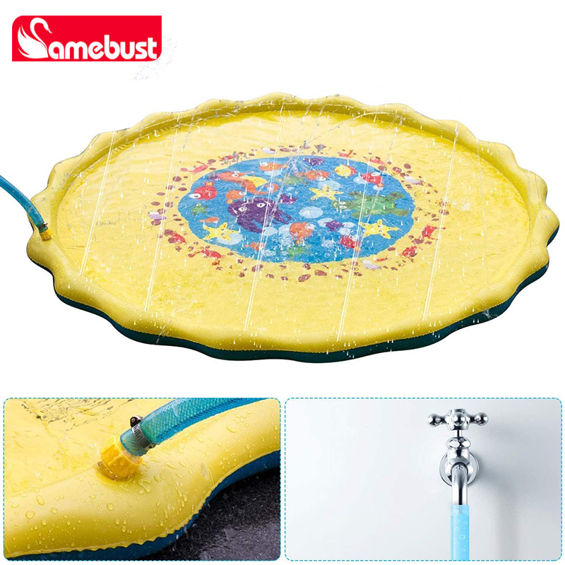 Children Play Spray Mat 100/17 - Slip Slide Water Mat 评论和价格