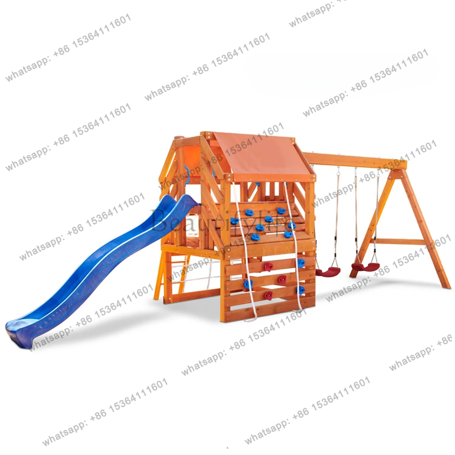 Outdoor Playground Climbing Fr - Kids Outdoor Wooden Climbing Frame 评论和价格