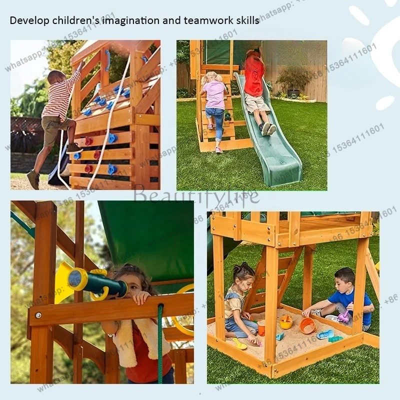 Outdoor Playground Climbing Fr - Kids Outdoor Wooden Climbing Frame 评论和价格
