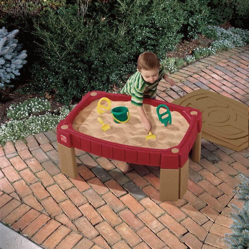 Naturally Playful Sand Table,  - Kids Outdoor Sensory Table 评论和价格