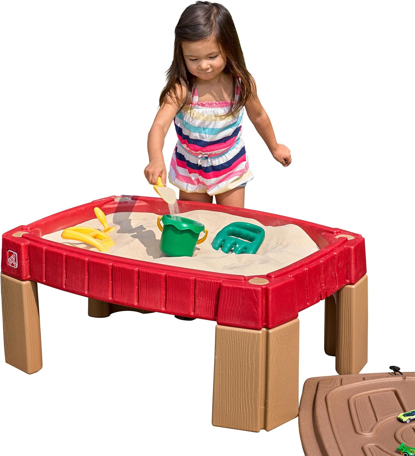 Naturally Playful Sand Table,  - Kids Outdoor Sensory Table 评论和价格